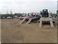 Low loaders ready to load at the Cambridge Machinery Sale (6)