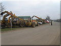 Sale ground entrance/exit. Cambridge Machinery Sale (11)