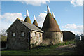 TQ5853 : Oast House at Mote Farm, Mote Road, Ivy Hatch, Kent by Oast House Archive