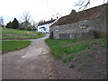 Entrance to Etal, from the ford over the River Till