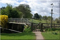 SP3272 : Footbridge over the river Sowe by Keith Williams