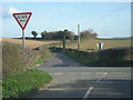 Lane junction with B4368