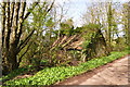 Rural ruin on lane off the B4306 between Llangyndeyrn and Crwbin