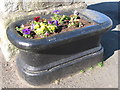 NY9366 : Cast iron water trough at the Pant on The Green by Mike Quinn