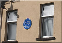 J3273 : Blue Plaque in Cavendish Street by Paul McIlroy