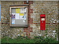 Victorian postbox in Bignor