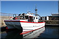 Top Cat at berth in Lossiemouth harbour