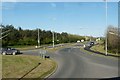 The A361 Braunton Road at Chivenor Cross looking towards Barnstaple.