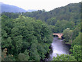 The Afon Dyfrdwy from the Pontcysyllte Aqueduct near Llangollen