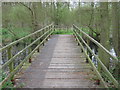 TR2261 : Footbridge over Lampen Stream to Marsh Hide by David Anstiss