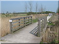 Footbridge in Fowlmead Country Park