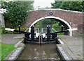 Tixall Lock and Old Hill Bridge No 107, Staffordshire