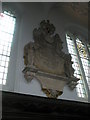 Wall memorial at St Mary Aldermary