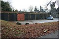 AFS garages at Insole Court, Llandaff