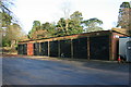 The AFS garages at Insole Court, Llandaff