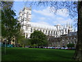 TQ3079 : Deans Yard and Westminster Abbey by PAUL FARMER
