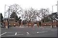 Entrance to Finsbury Park, Seven Sisters Road N4