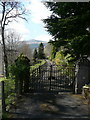 Gated drive at Fearnan