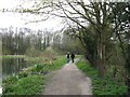 Wendover Arm: The Towpath runs past "The Wides"