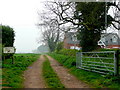 Track and footpath