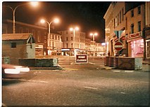J0153 : High Street Portadown at night by HENRY CLARK