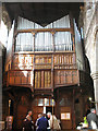 Old organ case and war memorial, St Mary