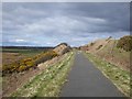 Cycle track on dismantled railway, High Sellafield