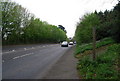 Footpath leading north from the A26 to Teston Village