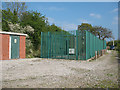 Railway substation at Hollins Green