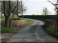 Brick bridge walls on Bradwall Road