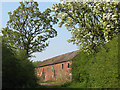 Derelict building at Cledford Hall