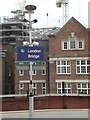 London Bridge Railway Station platform sign, SE1