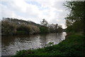 The River Medway heading towards Yalding