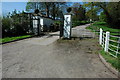 Entrance to Llangibby Castle Farm