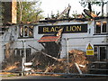 Fire Damaged Black Lion Public House