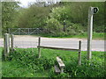 Footpath crosses Kettle Hill Road