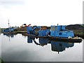 SD3705 : British Waterways maintenance barges by Bryan Pready