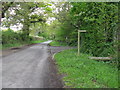 A choice of two footpaths