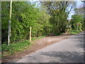 Path leading up to Snidley Moor Wood and the Sandstone Trail