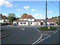 Looking from the top of Station Road to The Bluebell