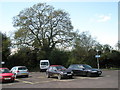 View from Hillbrow Road car park over to the steps to Bridge Meadows