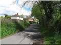 Houses along Frylands Lane, west of Wineham