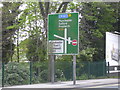 Road Sign A56 Bury New Road