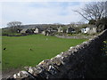 Field and houses in Horton in Ribblesdale