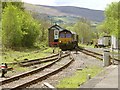 Coal train joins the Amman Valley railway branch