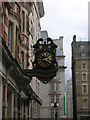 Clock in Southampton Street WC2