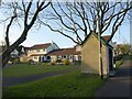 Housing and bus shelter, South Brent