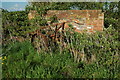 Abandoned old farm machinery