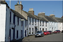 NX4746 : South Crescent, Garlieston by Leslie Barrie