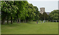 Cricket ground and recreational area